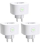 Presa Intelligent Wifi Smart Plug Spina (Type F) Wireless 16A 3680W, Timer Function, Compatible...